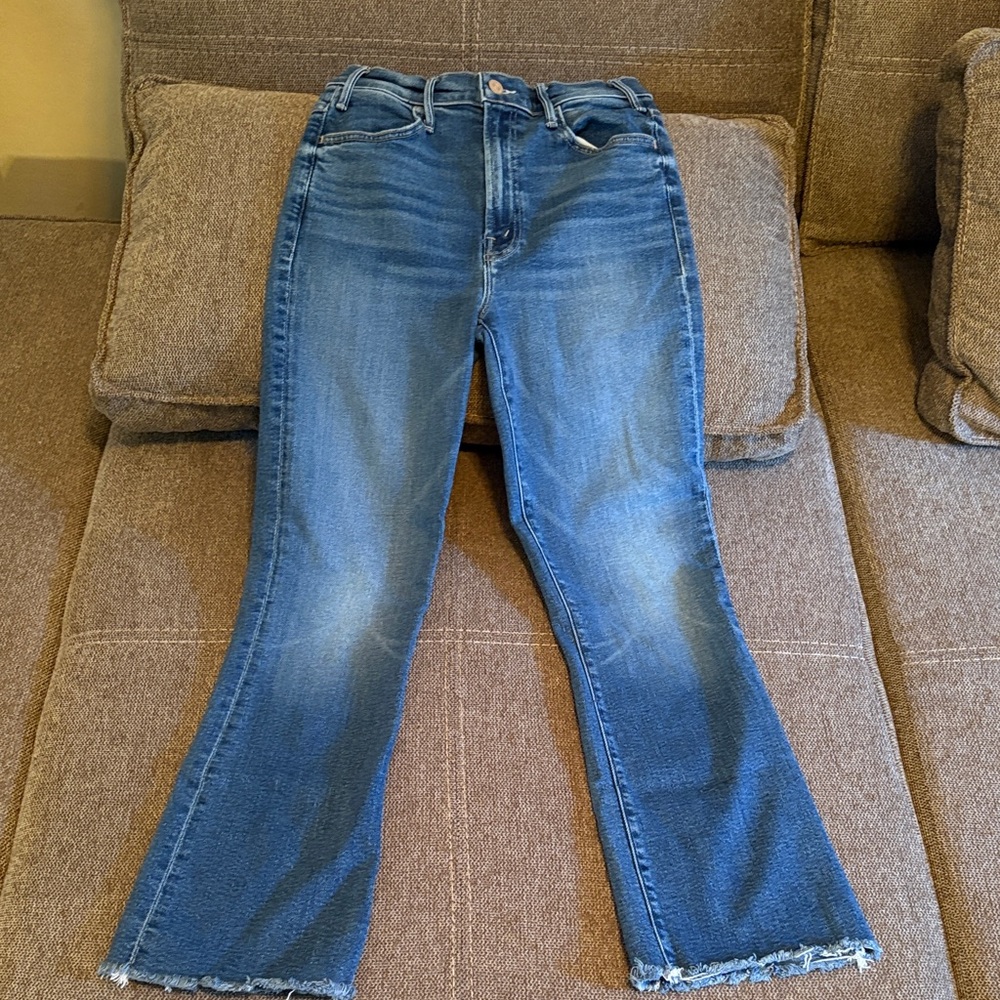 MOTHER Flare Jeans in Classic Blue